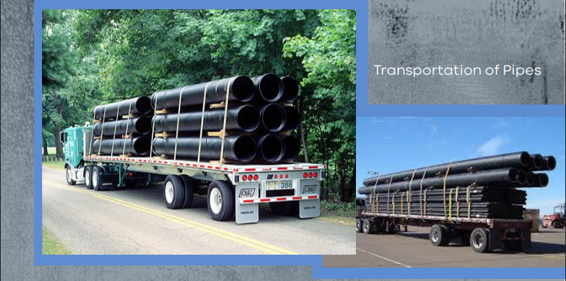 transport of pipes